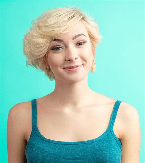 short hair blonde porn|short